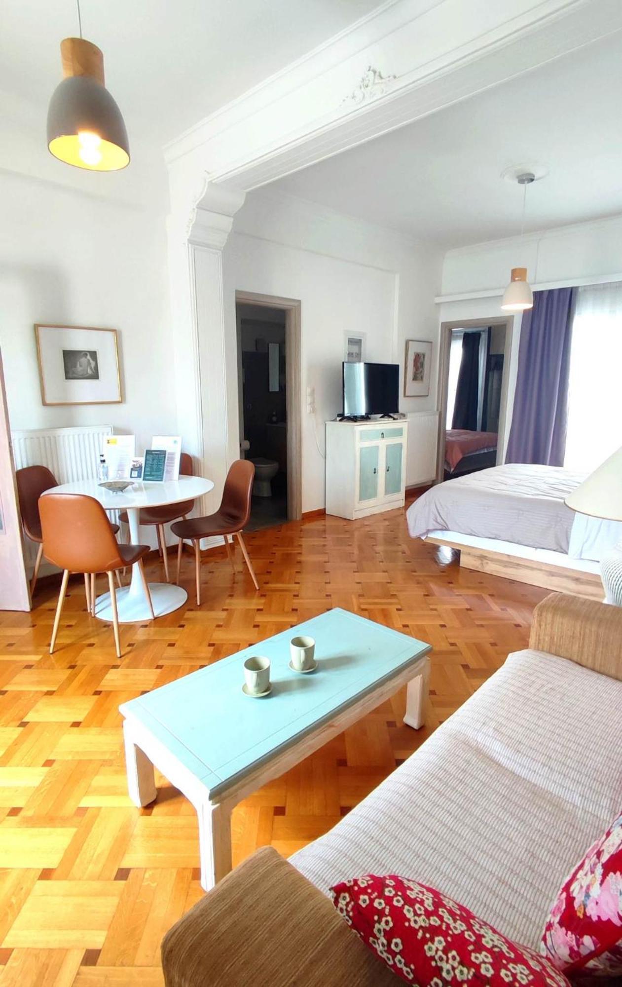 Ulysses Apartments Acropolis Atény Pokoj fotografie